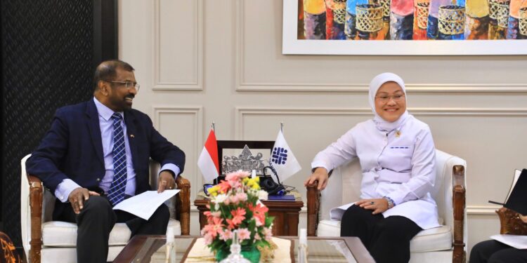 Dubes Sri Lanka Temui Menaker RI Bahas Kerjasama Bidang Ketenagakerjaan
