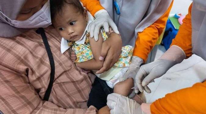 Suntikan Imunisasi Ganda untuk Cegah Campak 1 Kementrian Kesehatan