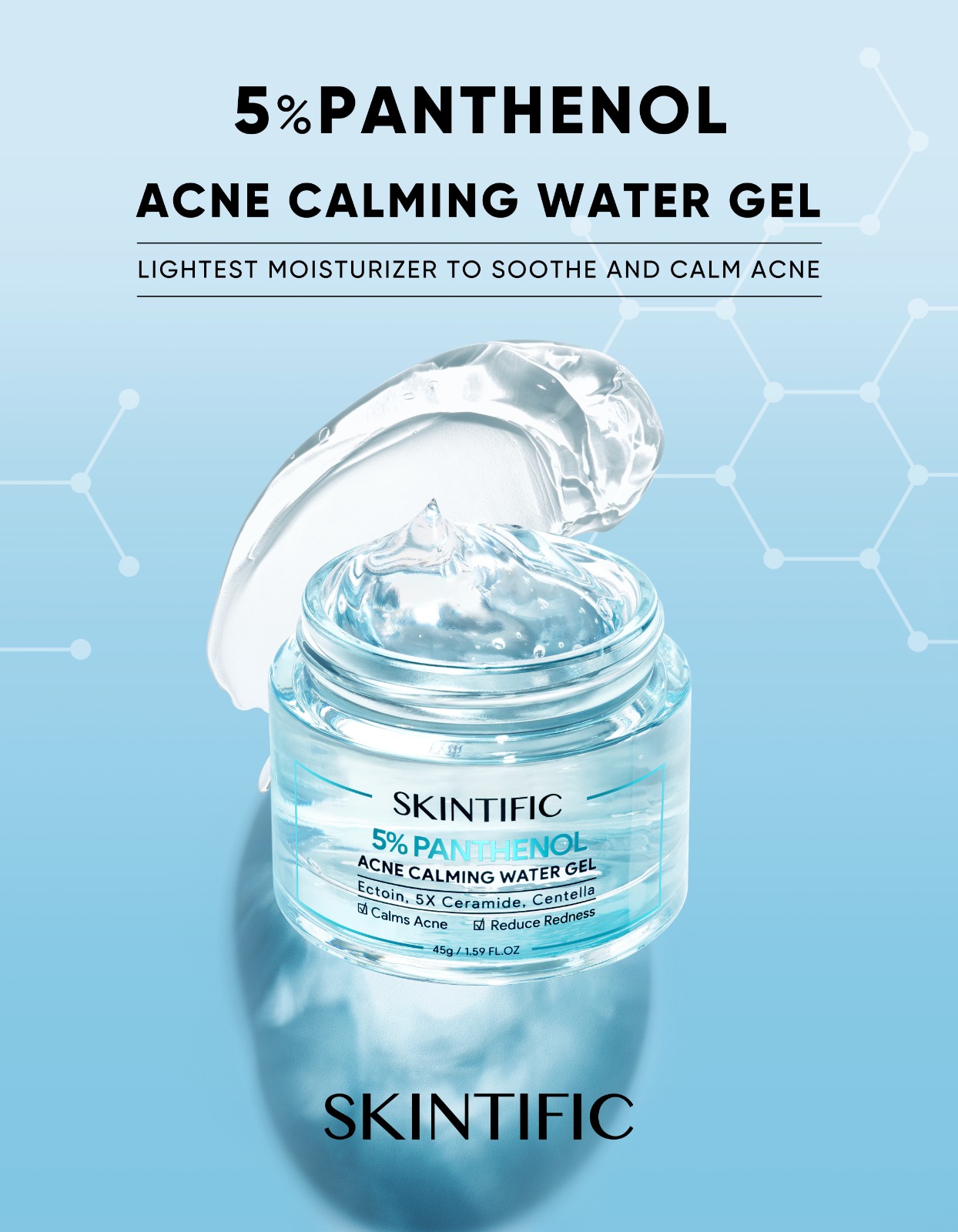 IMG 20230525 WA0002 - 5% Panthenol Acne Calming Water Gel, Moisturizer, dengan Dengan Inovasi Baru
