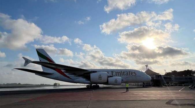 Pesawat A380 Emirates Cetak Sejarah dalam Penerbangan Indonesia 1 Emirates
