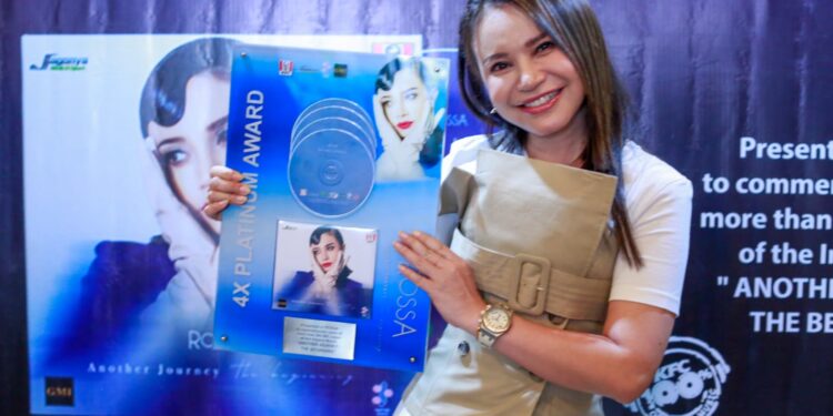 Tembus 300 Ribu Keping, Album ‘Another Journey: The Beginning’ Rossa Diganjar 4 Platinum Award