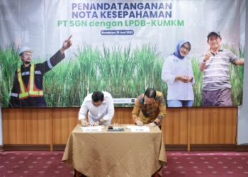 LPDB – PT SGN Sepakat Kerjasama Dukung Program Ketahanan Pangan Komoditi Gula