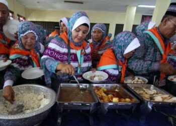 Ilustrasi makanan jemaah haji