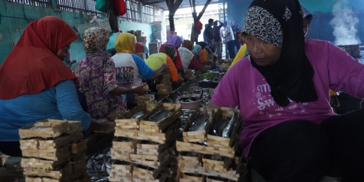 Ilustrasi usaha pemindangan