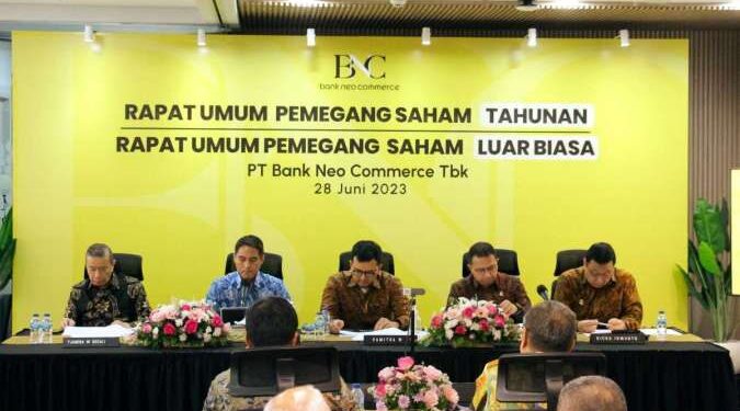 Bank Neo Commerce Selenggarakan RUPS Tahunan & Luar Biasa, Aditya Winjarwo Pjs Dirut 1 Bank Neo Commerce