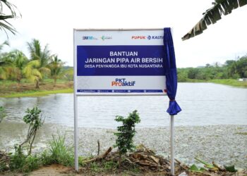Gotong Royong Program Bantuan Jaringan Pipa Air Bersih di IKN