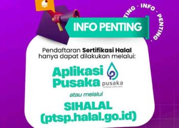 Daftar Sertifikasi Halal Hanya Melalui PUSAKA Kemenag