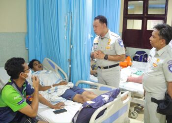 Pastikan Beri Layanan Terbaik, Dirut Jasa Raharja Kunjungi Korban Kecelakaan di RSUP Prof. Dr. R. D. Kandou Manado