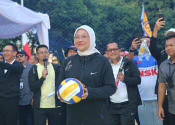 Menaker Ida Fauziyah Buka Pekan Olahraga Antarpekerja Kawasaan Industri