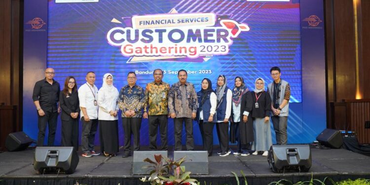 Makin Dekat dengan Pelanggan dan Mitra, Pos Indonesia Gelar Financial Services Customer Gathering 2023