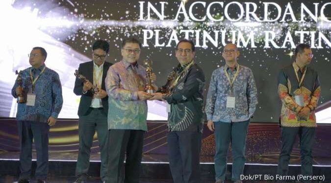 BioFarma Kembali Raih Penghargaan Platinum di Ajang ASSRAT 2023 dari NCCR 1 BioFarma