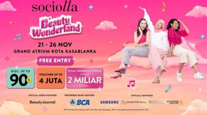 Sociolla Beauty Wonderland 2023 Hadir Lebih Seru, Dapatkan Hadiah Senilai Total Rp 2M