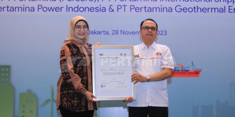 Pertamina Group Terima Sertifikat ISO22301:2019 untuk Sistem Manajemen Keberlanjutan Bisnis 1 pertamina