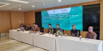 Tandatangani Kemitraan, Mall Ciputra Tangerang Akan Membuka AEON Supermaket di Tahun 2024