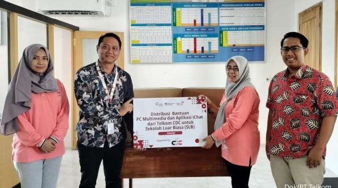 Telkom Beri Bantuan 50 SLB di Jawa,Sumatera& Kalimantan Dukung Pendidikan Disabilitas