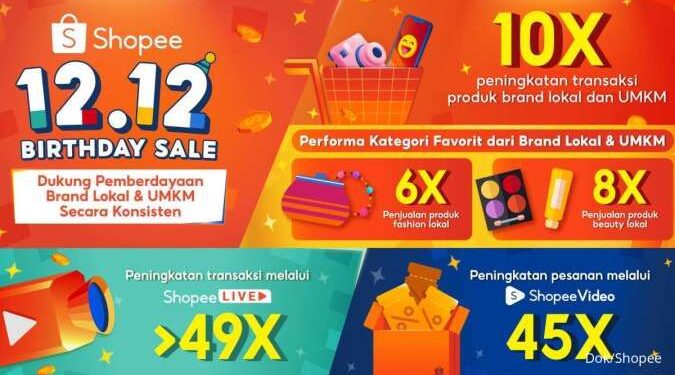 Shopee 12.12 Birthday Sale Raih Peningkatan Transaksi Produk Lokal Hingga 10X Lipat 1 Shopee
