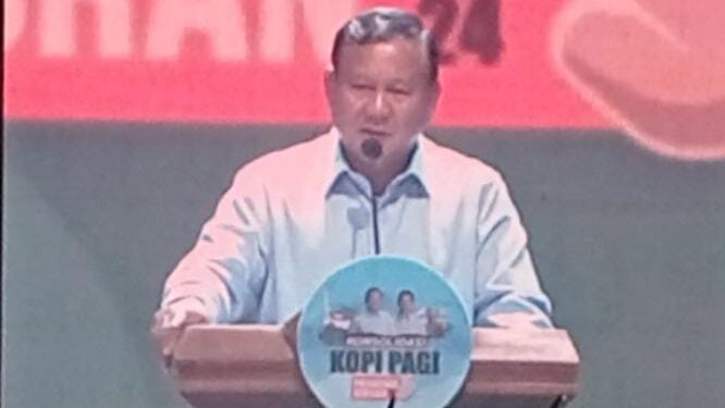 Pesan Prabowo Subianto Untuk Relawan Kopi Pagi; Cari Kawan, Bukan Lawan