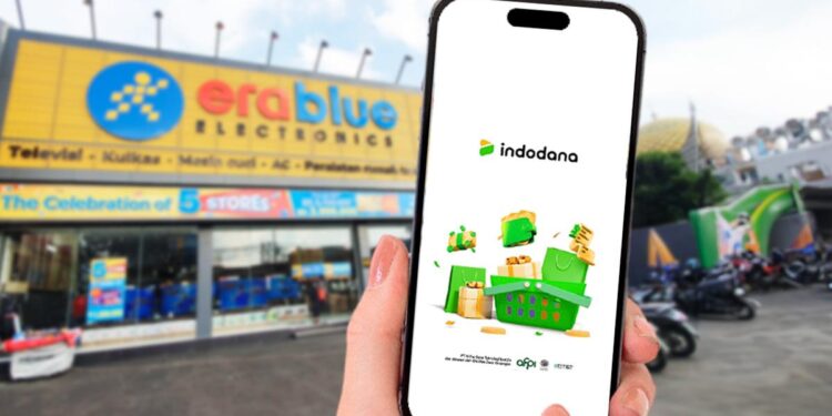 Manjakan Pelanggan Berbelanja Consumer Electronics, Indodana PayLater Hadir di Erablue 1 indodana