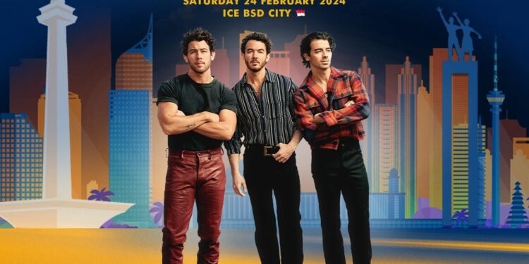 Informasi Denah & Harga Tiket Konser Jonas Brothers ‘The Tour’ di Indonesia 2024 Resmi diumumkan hari ini Dipromotori oleh Color Asia Live 1 Jonas Brothers