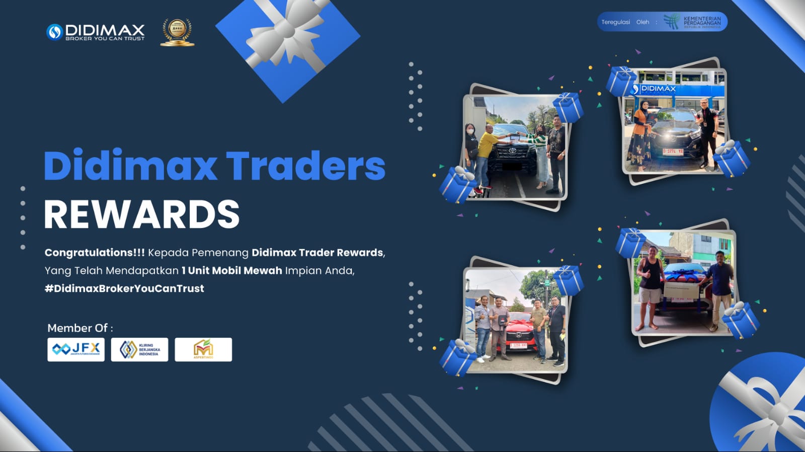IMG 20240120 WA0011 - Didimax Trader Reward Program, Ratusan Nasabah Beruntung Sabet Hadiah Menarik