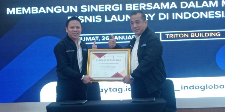 Triton Internasional dan Tri Indo Global Sinergi dalam Promosikan Bisnis Laundry di Indonesia