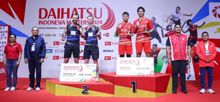 IMG 20240130 060051 - Indonesia Sukses Sabet Gelar Juara Ganda Putra pada Turnamen Bulutangkis DAIHATSU INDONESIA MASTERS 2024