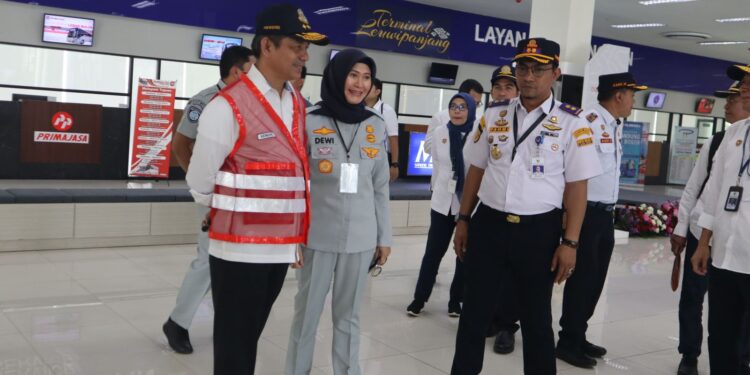 Jasa Raharja Dukung Penuh Peresmian Terminal Untuk Tingkatkan Semangat Masyarakat Menggunakan Transportasi Umum Dalam Rangka Percepatan Mobilisasi Antar Wilayah