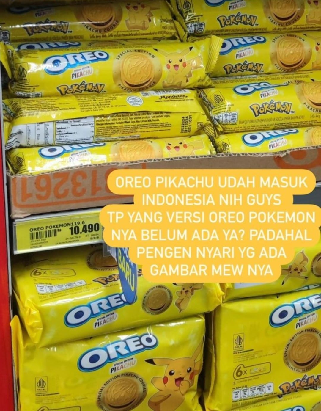 Surat Terbuka hadirkan Keping OREO Langka Bergambar Pokémon Legendaris “MEW” ke Indonesia 3 oreo