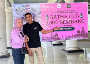 Berkah Ramadan, Pengusaha Asal Situbondo, Novelia Indriyati Hasanah Berbagi 1000 Paket Sembako