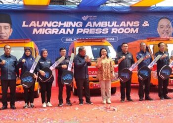 BP2MI Resmikan Migran Pers Room dan 6 Ambulans untuk Pekerja Migran Indonesia
