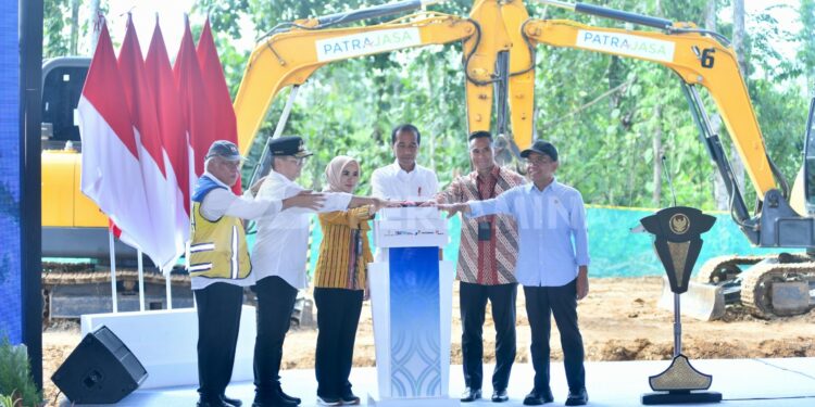 Kolaborasi Pertamina - Bakrie Group, Presiden Jokowi Lakukan Groundbreaking Nusantara Sustainability Hub 1 PT Pertamina (Persero)