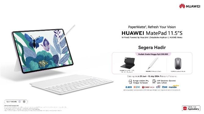 HUAWEI MatePad 11.5 S, Inovasi Tablet Layar Anti-Glare yang Hadirkan Pengalaman Lebih Baik dari Laptop untuk Tingkatkan Kreativitas, Produktivitas, dan Jaminan Kenyamanan Mata 3 HUAWEI