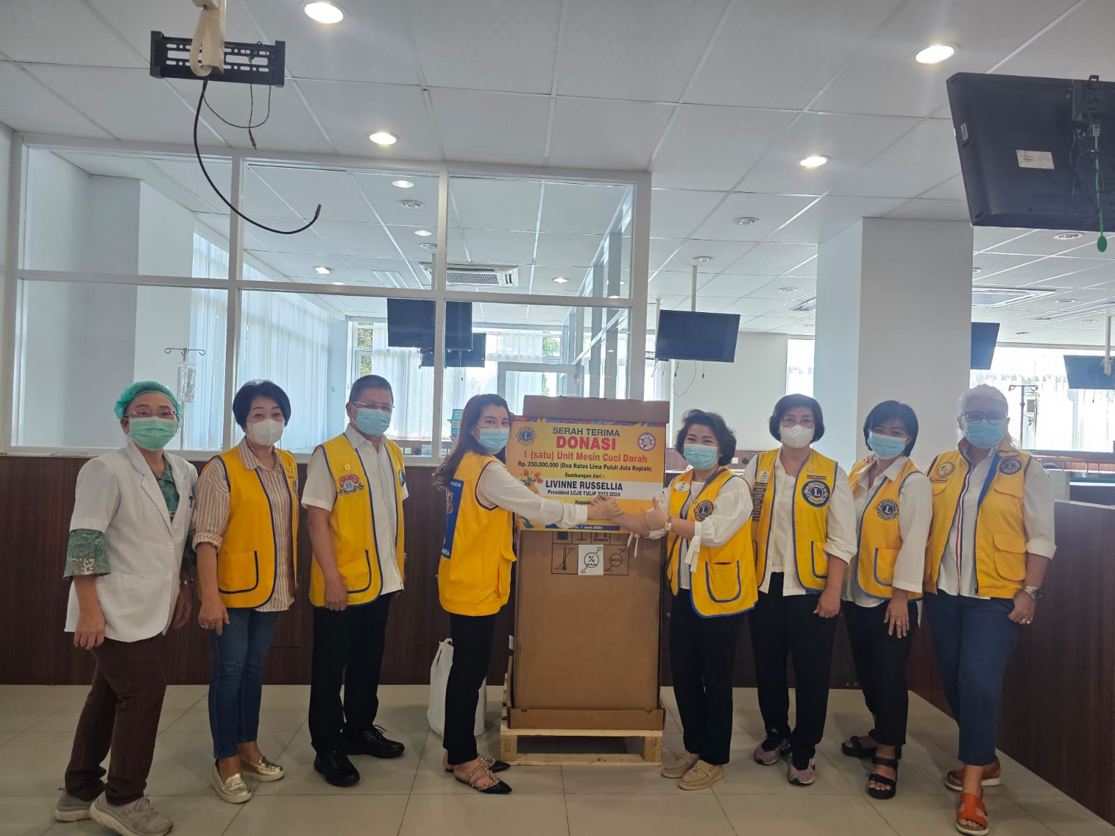 IMG 20240610 WA0031 - Livienne Russellia Serahkan Donasi Mesin Cuci Darah ke Klinik Hemodialisis Yayasan Lions Indonesia