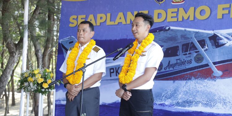 Kemenhub Uji Coba Seaplane di Pantai Mertasari, Bali: Inovasi Hub Bandara Perairan Pertama di Indonesia
