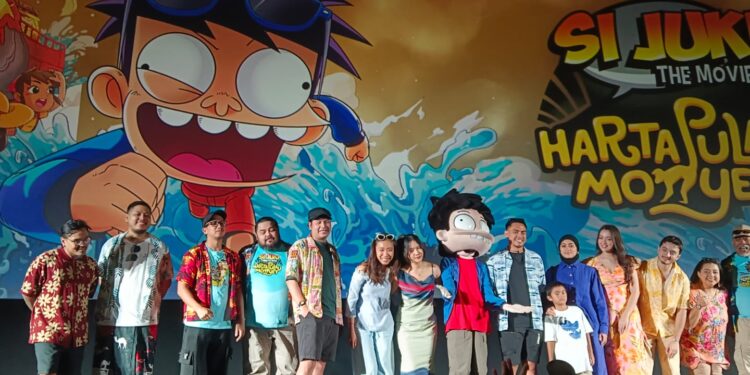 Falcon Pictures Rayakan Peluncuran Film Animasi Si Juki The Movie : Harta Pulau Monyet 