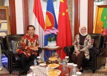 Bertemu Dubes RI di Tiongkok, Menaker Ida Bahas Peluang Kerja Sama Ketenagakerjaan