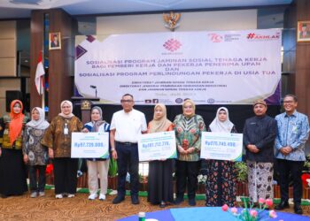 Kemnaker Sosialisasikan Pentingnya Jadi Peserta Jaminan Sosial Program JHT