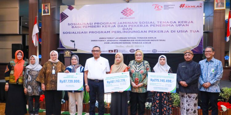 Kemnaker Sosialisasikan Pentingnya Jadi Peserta Jaminan Sosial Program JHT