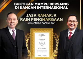 Kinerja Moncer, Jasa Raharja Raih Penghargaan di ASEAN Risk Awards 2024