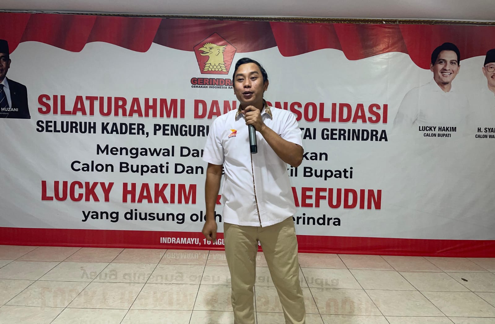 IMG 20240819 WA0013 - Kembali Ikut Kontestasi Pilkada 2024, Lucky Hakim Didukung Kader Sayap Gerindra Indramayu