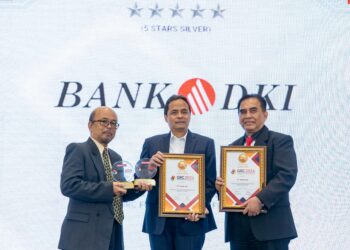 Bank DKI Raih Tiga Penghargaan di GRC & Performance Excellence Award 2024
