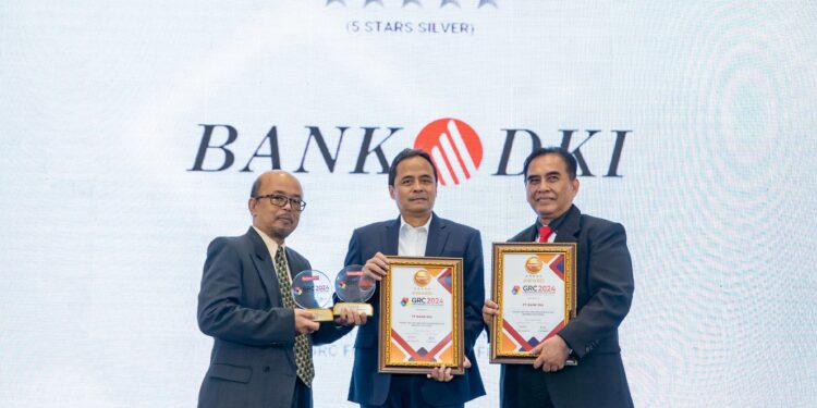 Bank DKI Raih Tiga Penghargaan di GRC & Performance Excellence Award 2024