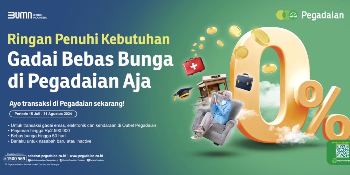 Berikut Cara Gadai Bebas Bunga di Pegadaian 1 Berikut Cara Gadai Bebas Bunga di Pegadaian