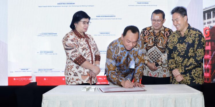 Jasa Raharja dan Anggota Holding IFG Sepakat Tandatangani Komitmen Anti-Fraud Bersama BPKP