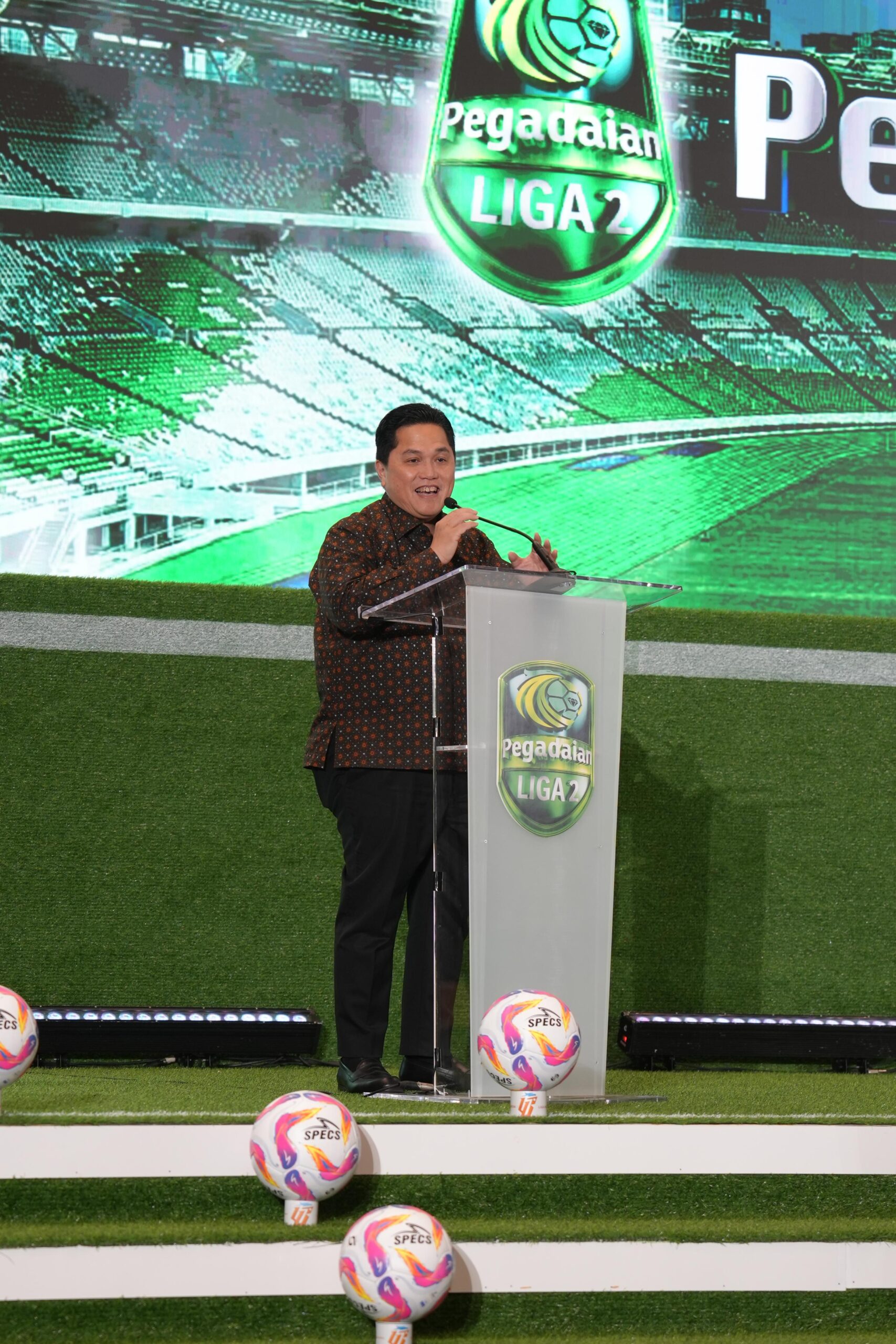 Pegadaian Liga 2 Kembali Hadir. Erick Thohir: Harus Solid Bangun Sepakbola Bersih 2 PT Pegadaian