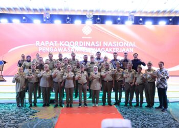 Hadiri Rakornas, Menaker Sampaikan Pentingnya Metode Pengawasan yang Andal