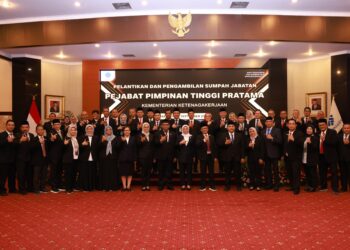 Menaker Ida Lantik Pejabat Tinggi Pratama, Berikut Daftar Namanya