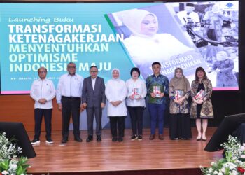 Akhiri Masa Jabatan, Menaker Ida Luncurkan Buku Transformasi Ketenagakerjaan Menyentuhkan Optimisme Indonesia Maju