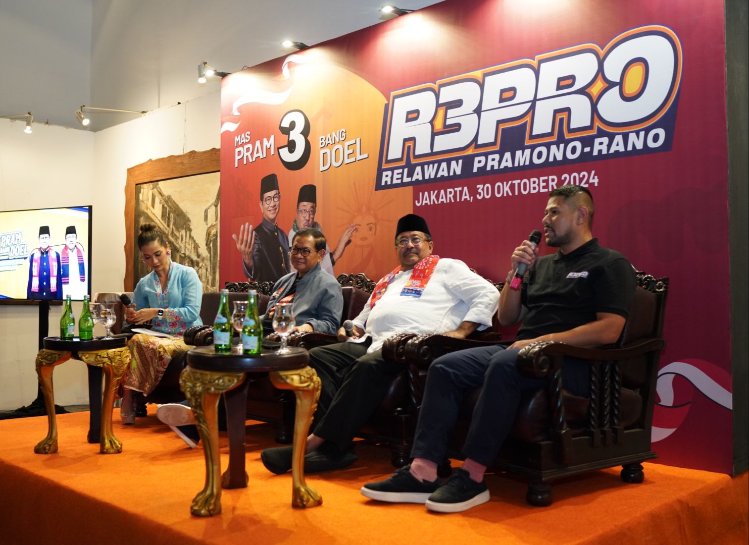 Deklarasi R3PRO - Tim Relawan Pramono-Rano Deklarasikan Dukungan di Jakarta