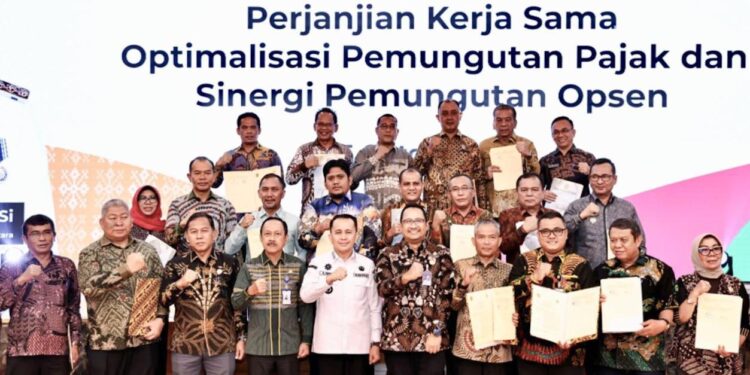 Jasa Raharja Dukung Penandatanganan PKS Optimalisasi Pemungutan Pajak dan Sinergi Pemungutan Opsen di Provinsi Sumut